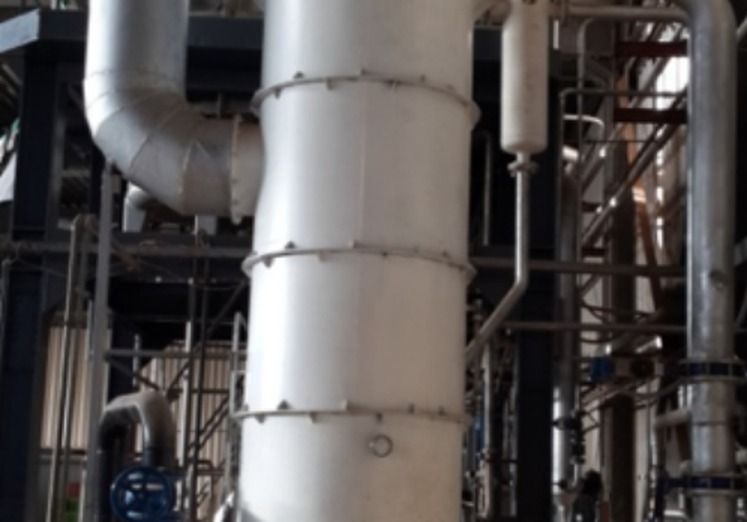 Installation et mise en place d’un évaporateur 500 T/jr