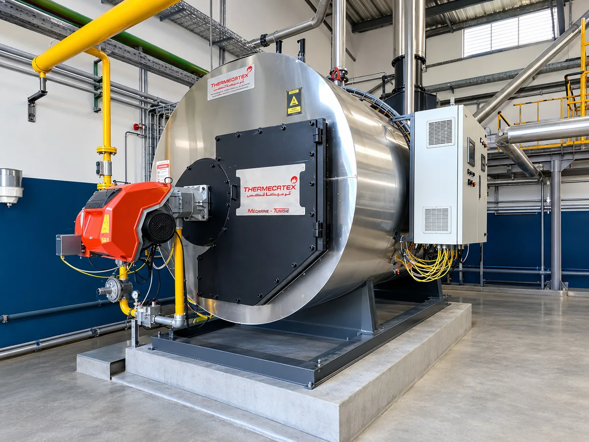 Chaudière Thermecatex installée en usine